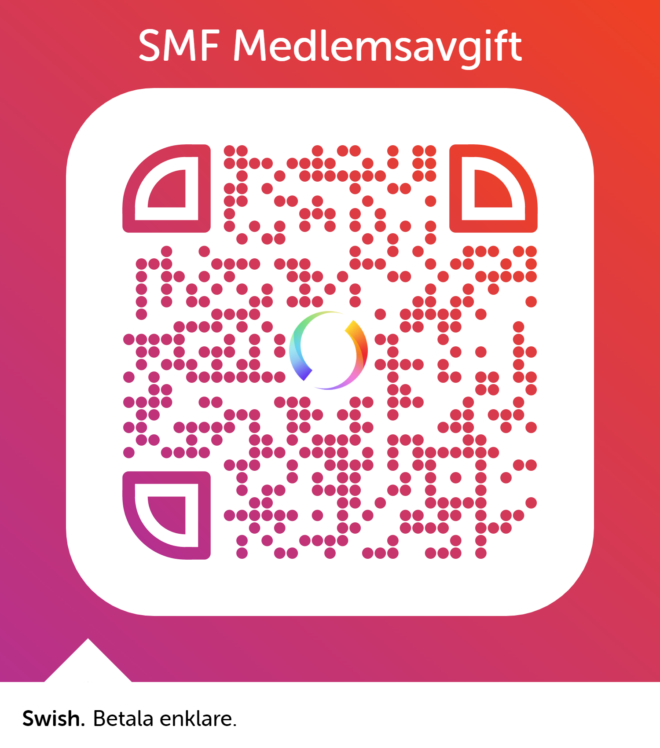 Swish QR-kod för SMF medlemsavgift
